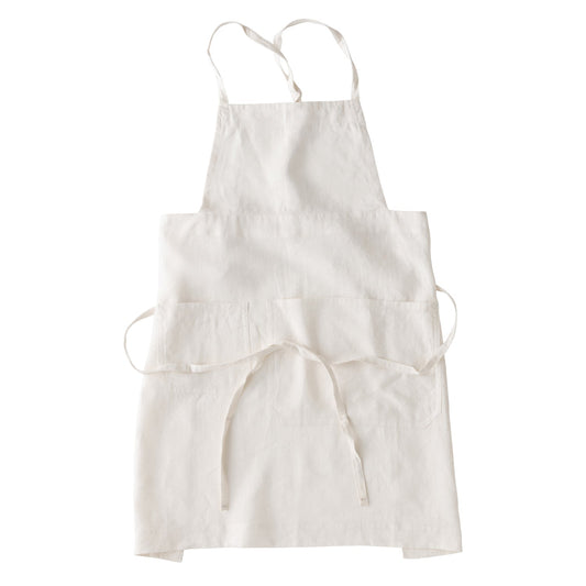 FUTO linen full apron - KINTO